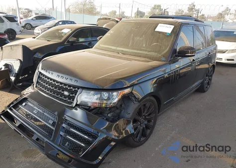 2014 Land Rover Range Rover 5.0L V8 Supercharged/5.0L V8 Supercharged Ebony Edition from USA, damaged, VIN SALGS2TF0EA195144